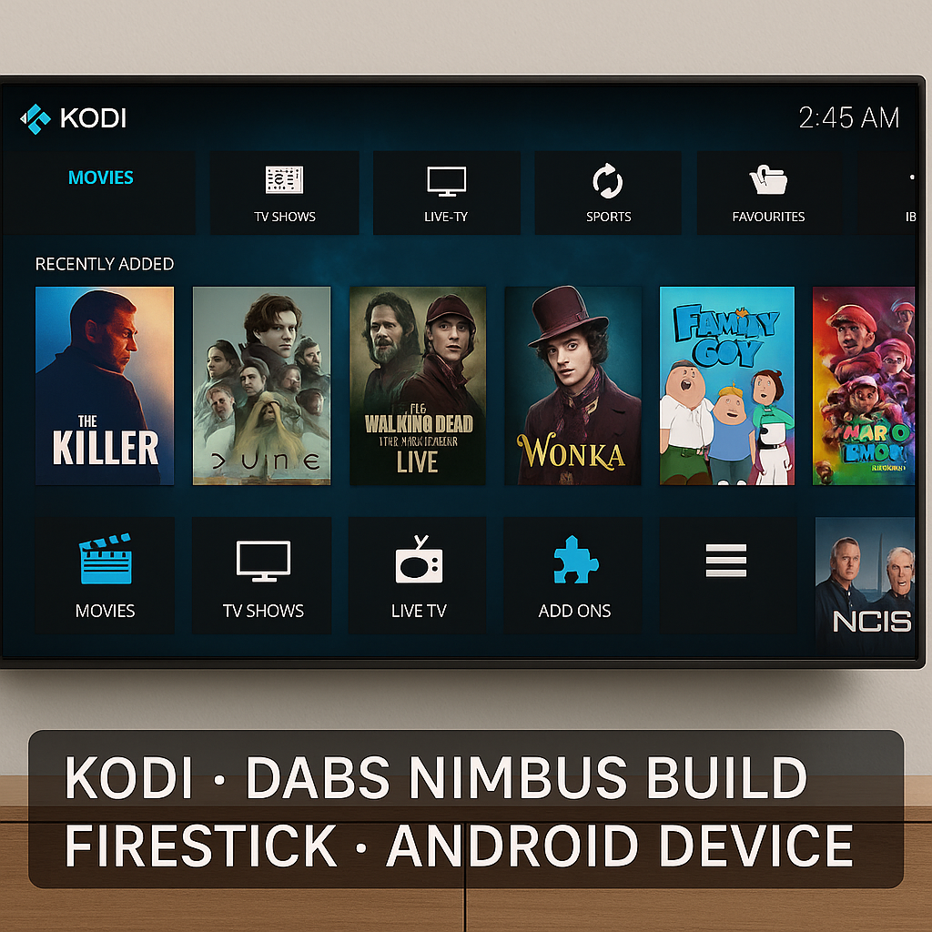 Step-by-Step Guide to Dabs Nimbus Kodi Build Installation
