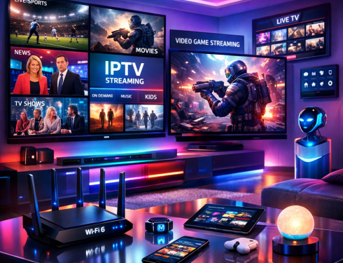 future of IPTV technology in a modern living room