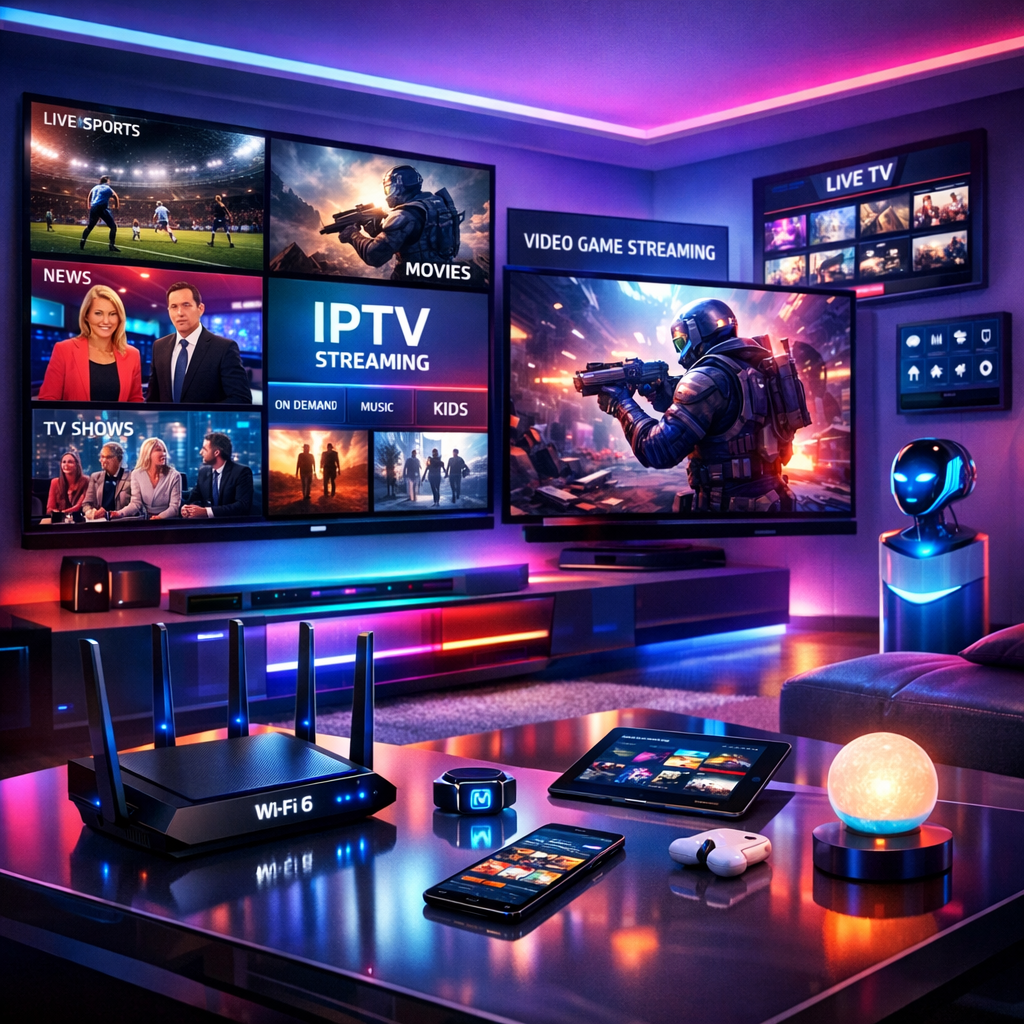 future of IPTV technology in a modern living room