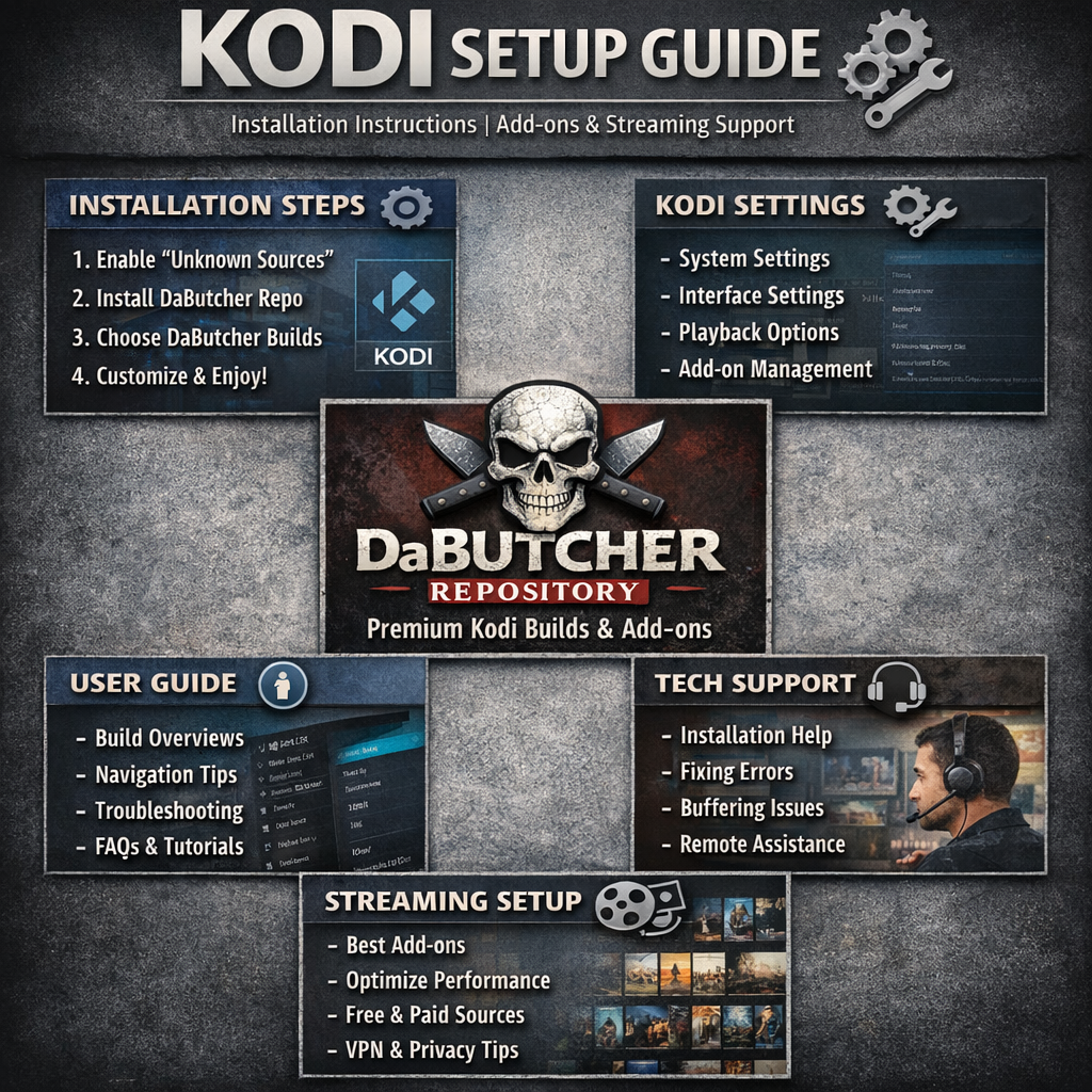 Installation steps for Dabs Nimbus Kodi build