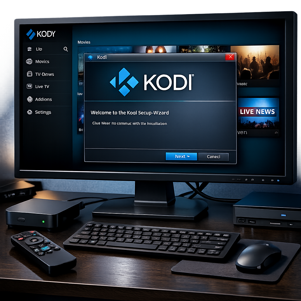 Kodi 21.3 installation screen