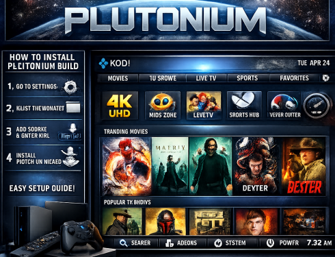 Plutonium Kodi build installation steps