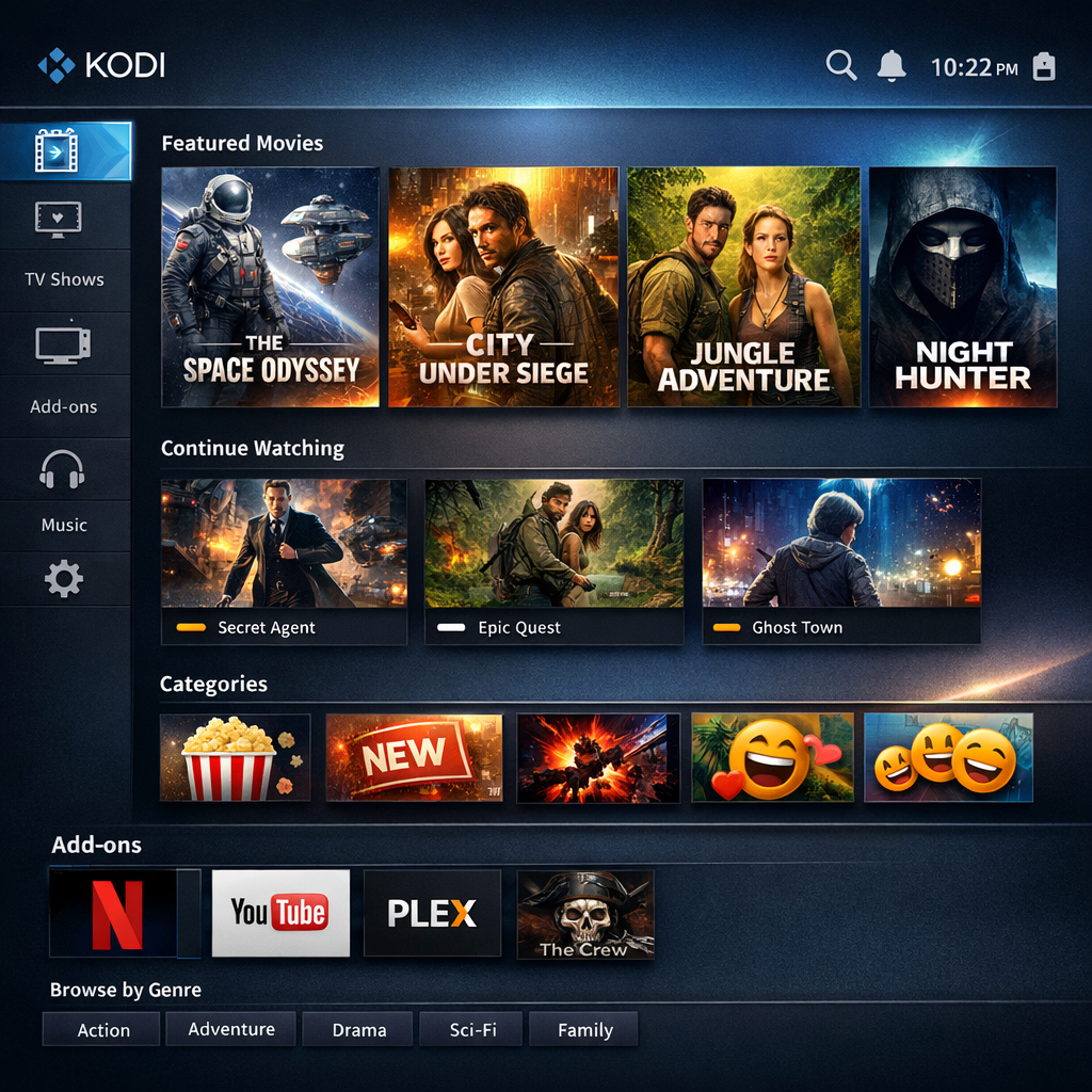 Top Kodi Builds for Free Movies in 2026