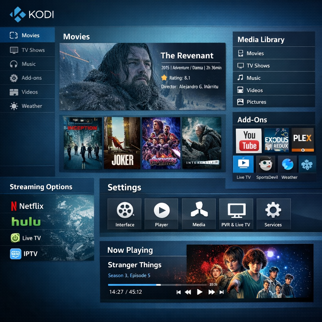 Kodi 21.3 features overview