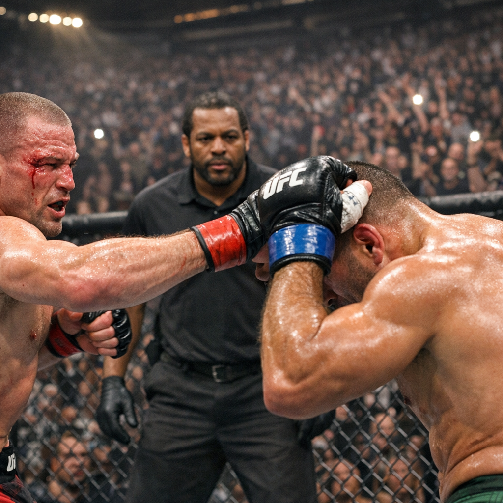 UFC 329 McGregor vs Holloway 2 event atmosphere